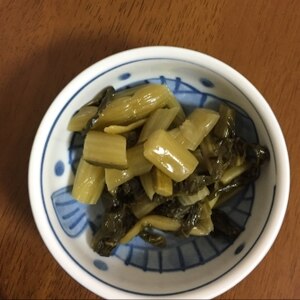 野沢菜の炒め煮